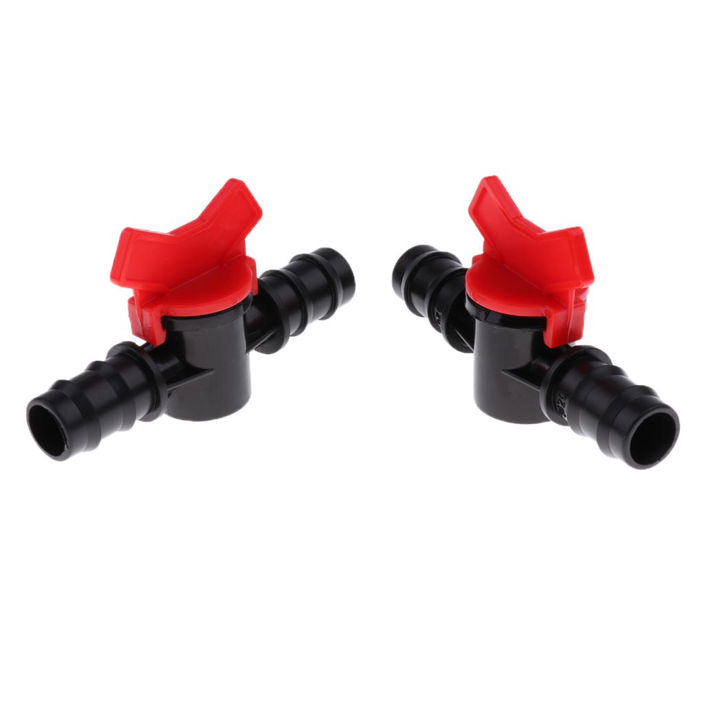 Fish Tank Water Hose Tube Pipe Plastic Control Valve Controller Connector Adapter 1//4 Aquarium Water Flow Control Valve