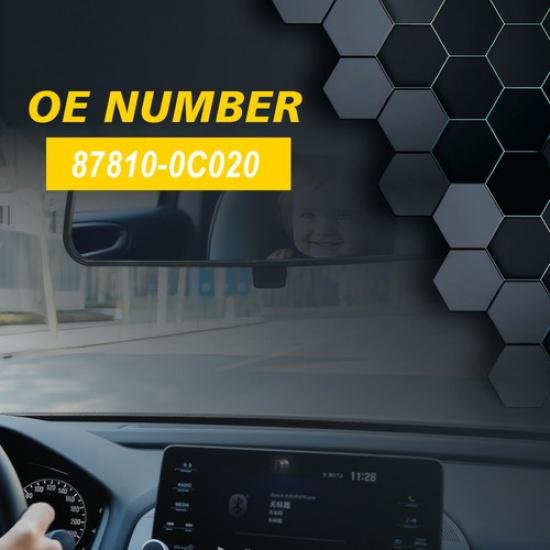 New 1X Interior Rear View Mirror 87810-0C020 For Toyota Tundra Camry Sequoia US