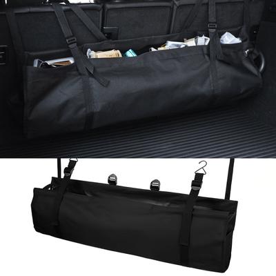 Car Trunk Storage Bag Oxford Cloth Hanging Organizer Large Capacity Vehicle Storage Pouch Durable Multi Pocket Design for Car Interior