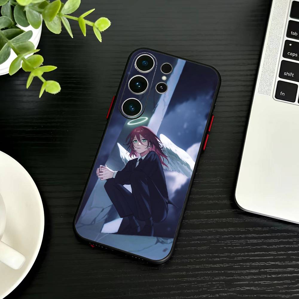 B-Reze C-Chainsaw Man  Phone Case For Samsung S26,S25,S24,S23,S22,S21,S20,Ultra,Plus,FE Black Soft Cover