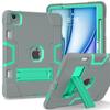 iPad 10th Gen 2022 Silicone Case with Stand, Drop-proof, Color Block Design, Full Coverage for iPad A16 11th Gen