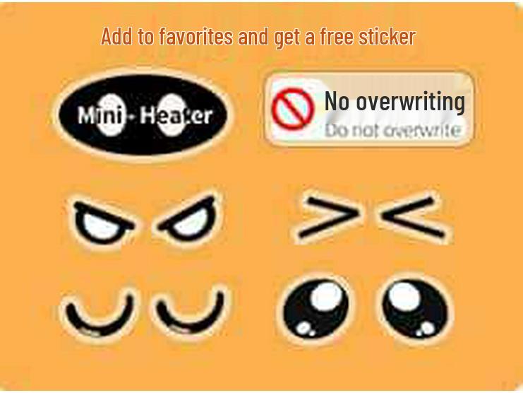 Compact Energy-Saving Desktop Heater for Quick Warmth Regular (For Domestic Use)