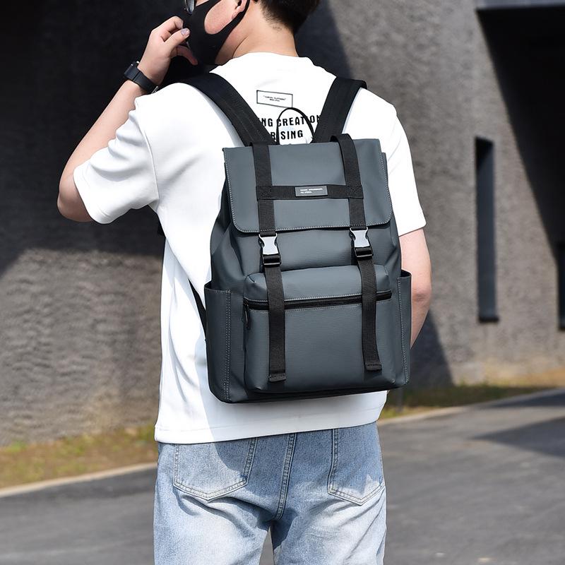 Unisex Minimalist Commuting Backpack with Custom Logo, High School Ready