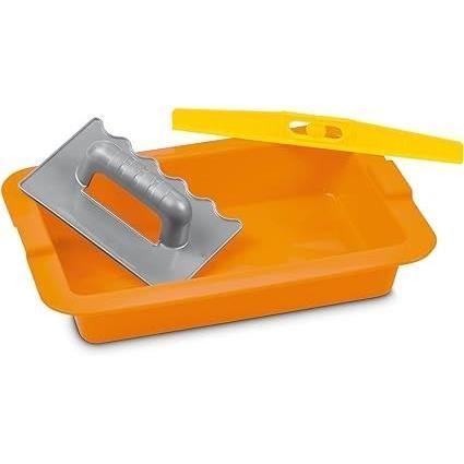 Jucărie de construcție - Ecoiffier - Set zidărie cărucior 50 cm - 8 piese - De la 18 luni