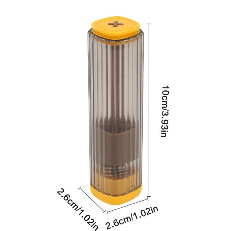 Magnetic Press Type Embroidery Needle Organizers Clear Plastic Storage Case for Sewing Craft Supplies