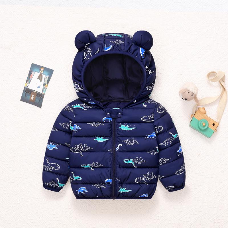 Kinder Cartoon Daunen Baumwolljacke für Herbst & Winter - Leichte Jungen & Mädchen Klein/Mittel Mäntel