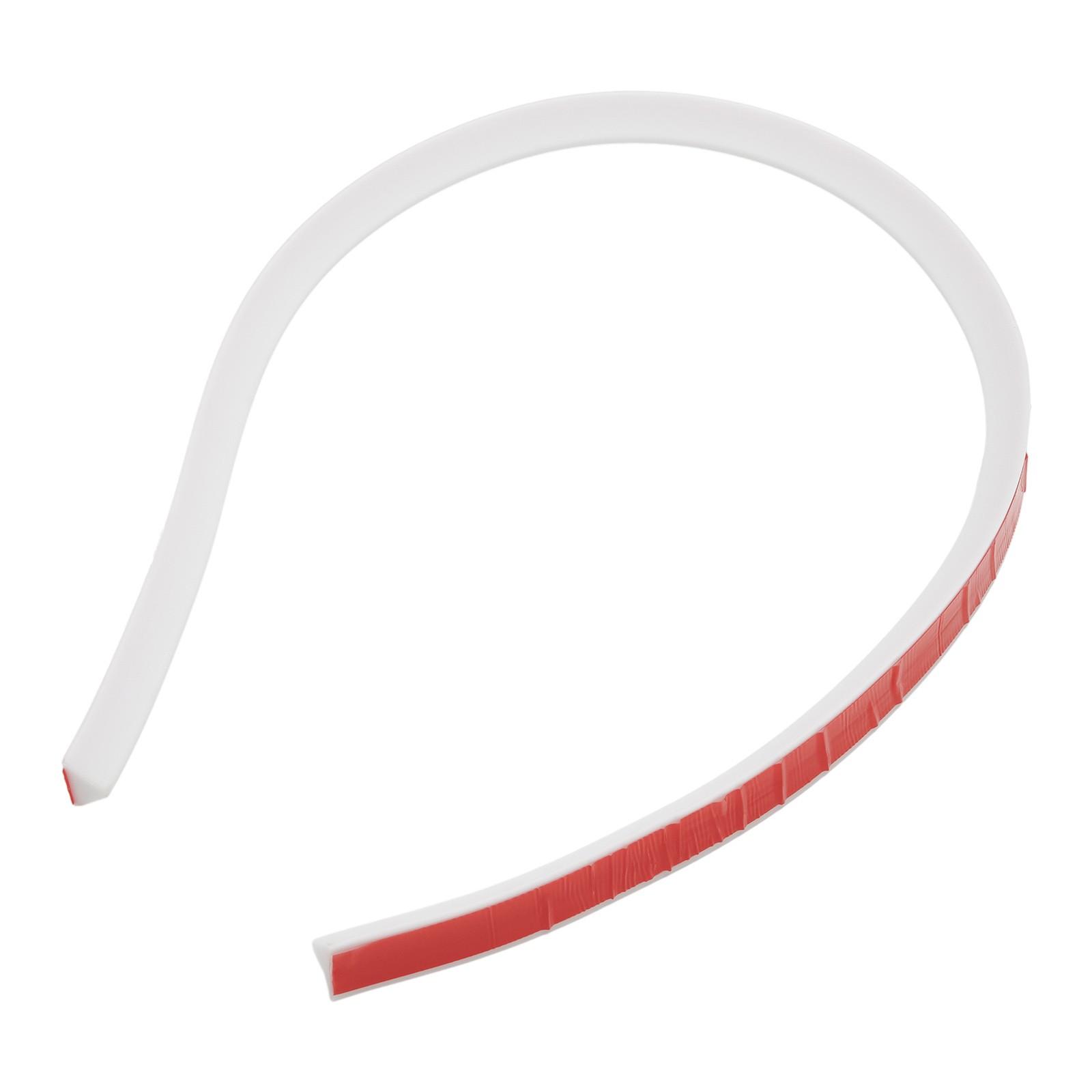 

Силіконовий водяний бар єр Сухе та вологе розділення Практична утримуюча смуга white 100cm