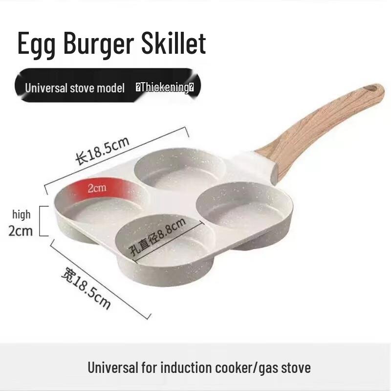 Triceratops Maifan Stein 4-Loch Bratpfanne