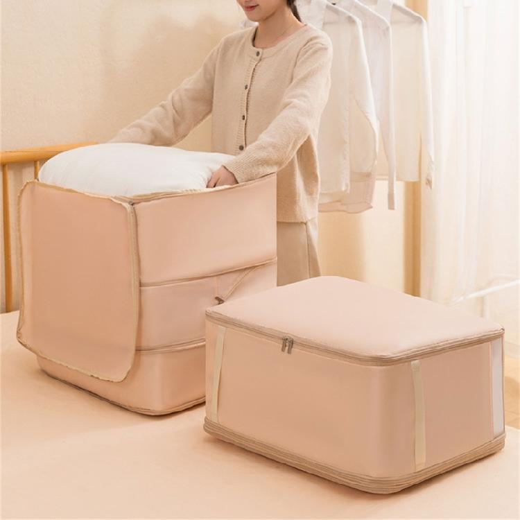 Space Maximizing Self Compression Organizers Comforter Storage Bag With Large Capacity for Duvet Quilt Pillows Blankets