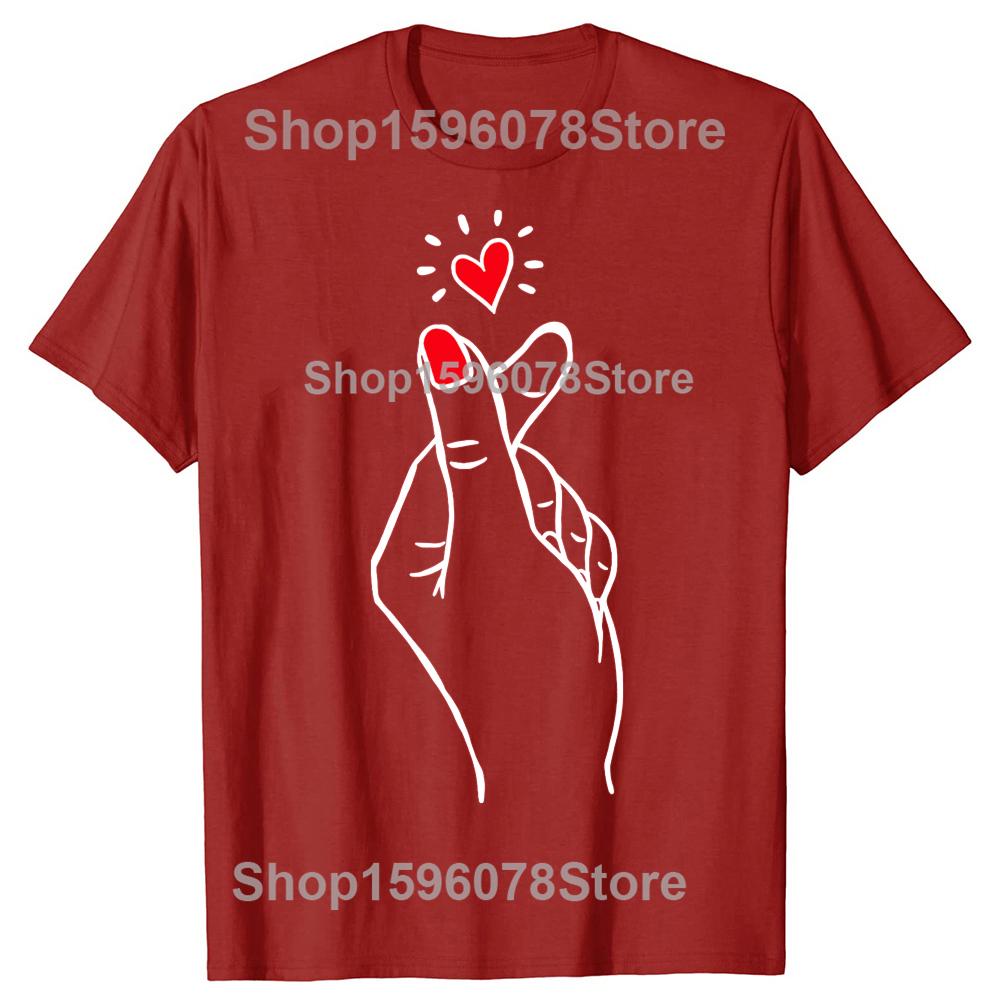 Saranghae Ich liebe dich Koreanische Kultur Kpop Musik Kdrama Liebhaber T-Shirts Herren Locker Übergröße Streetwear Hip Hop Unisex T-Shirt