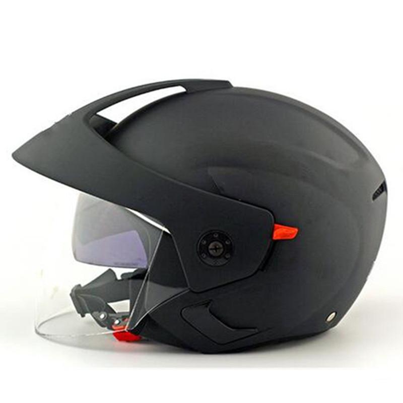 Bright Black Half Helmet Men and Women Motorcycle Off-Road Summer Helmet Downhill Racing Mountain Cross Casco Capacete