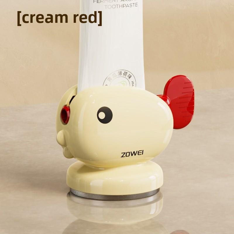 Children's Creative Suction Cup Toothpaste Automatic Wall-mounted Toothpaste Shelf