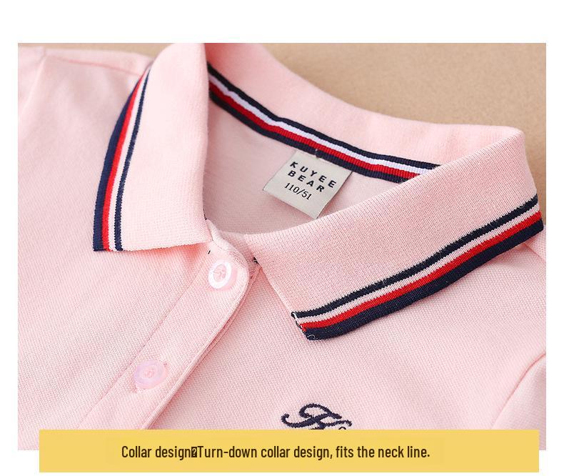 2018 Preppy Style: Simple & Fashionable Lapel Dress for Middle-Aged & Older Girls