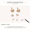 Bisaer Exquisite Butterflies & Dragonflies 3 Pair of Stud Earring Set for Women Fashion Jewelry