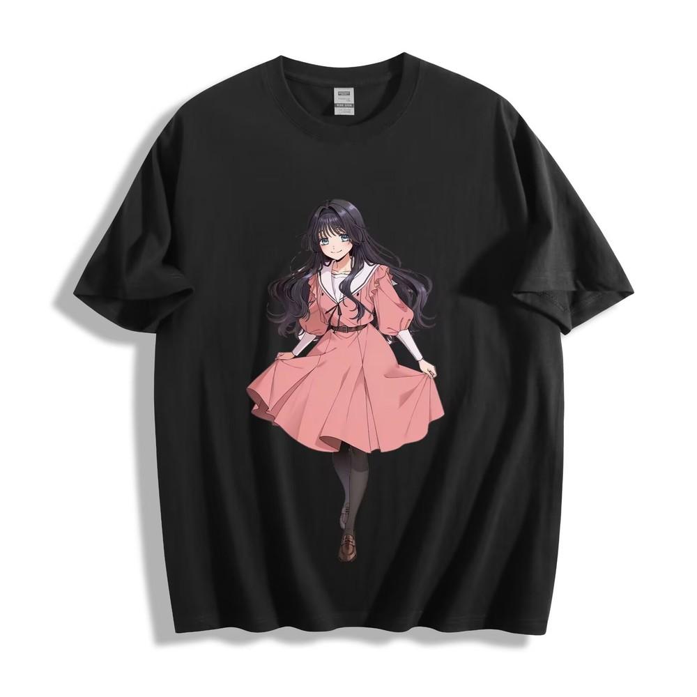 Kougei Hana Graceful Heroine T-Shirt - Pink Dress Twirl Design Unisex Tee