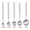 Stainless Steel Measuring Spoon Set with Precise Scale for Baking and Coffee
