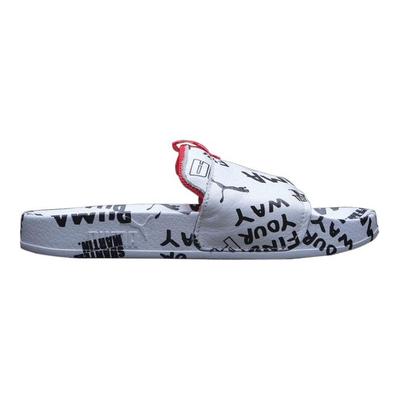 Shantell Martin X Leadcat Graphic Slide Women Sandals White Puma-White Puma-Black 366803-01