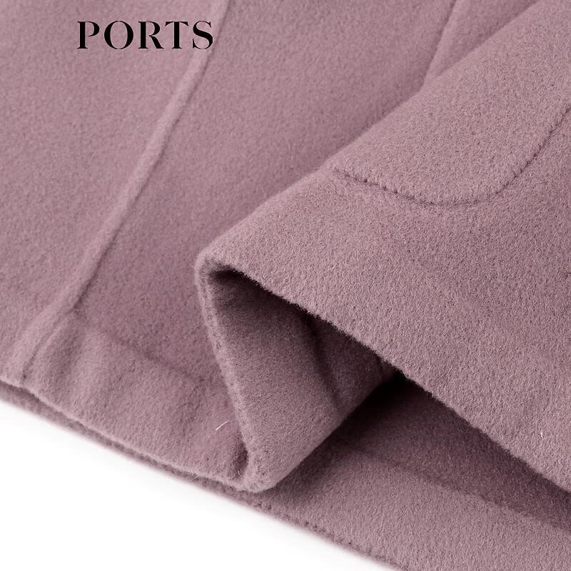PORTS Women's Elegant Wool Cashmere Short Coat