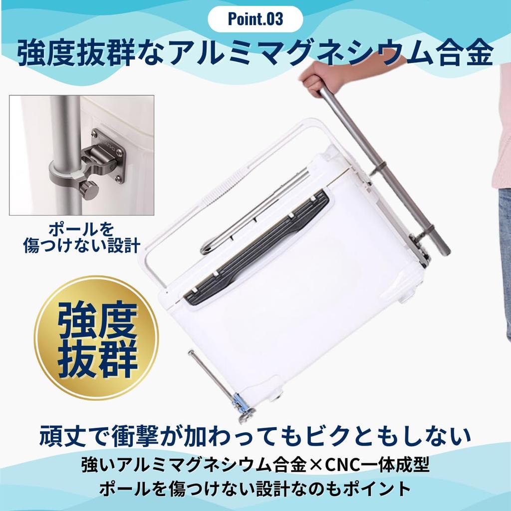 Azumafy Rod Holder, Cooler Box Fishing Rod Holder, Fishing Rod Stand, Set of 2, Parasol Mounting Screws Included, Rod Stand, Fishing Box, Umbrella