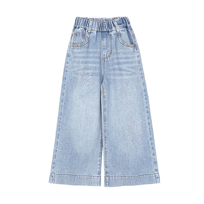 Girls Spring Rhinestone Jeans 160