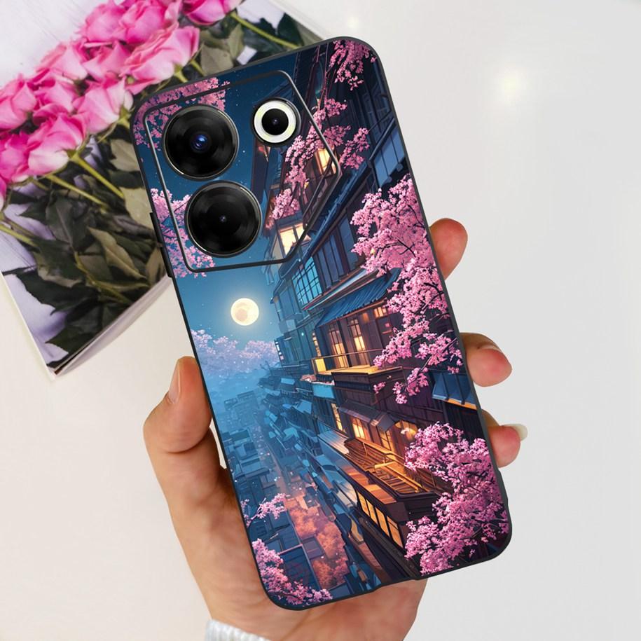 For Tecno Camon 20 Pro 5G Case Marble Cover For Tecno Camon 20 Bumper Soft Silicone Phone Cases For Camon20 Pro CK8n CK7n Fundas