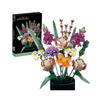 Mattoncini per Costruire Bouquet di Fiori Giocattoli Decorativi per Bouquet