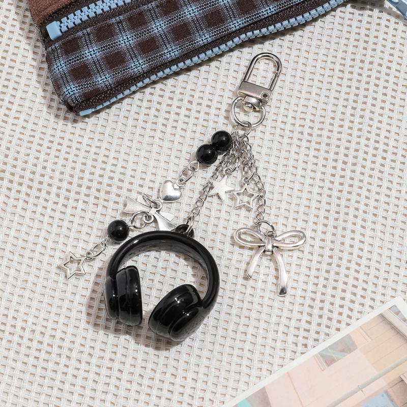 Niche & Stylish Premium Music Headphone Bag Charms - Versatile Keychain, Phone Strap & Unisex Backpack Pendant Accessories