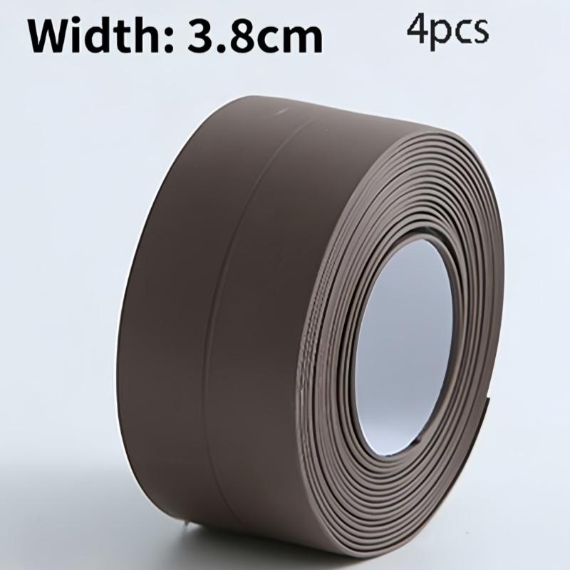 1/2/4Pcs Sets of Household Kitchen and Bathroom Sealing Tape, Stove Corner Line Gap Sealing Waterproof Self-adhesive Tape