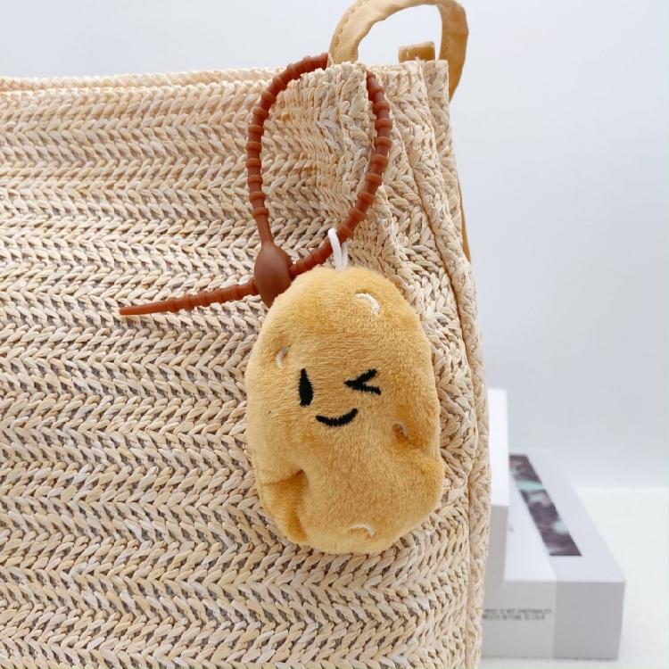 Set mit 10 handgefertigten Miniatur-Kartoffel-Schlüsselanhängern und Ansteckern, vielseitiger Schlüsselhalter für trendbewusste Personen