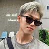Fashionable Square Sunglasses Retro Style UV400 Protection Brand Design Sun Protection for Men Women
