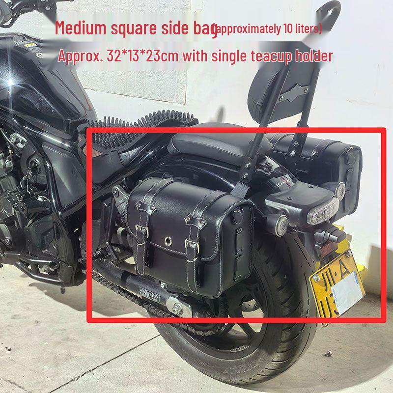 

Honda CM1100 Quick-Release Side Bag Rack with Canvas Bag & Backrest Luggage Rack
