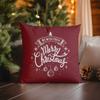 Home Decor Merry Christmas Decorative Cushion Cover Pattern Cushion Cover Suitable for Sofa Bedroom Car Pillow Cover