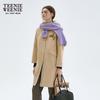 Teenie Weenie Women's Hooded Wool Blend Coat