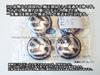 Volkswagen Genuine Wheel Center Caps 56 mm 4-Piece Set (Part No. 1S0 601 171 FOD)