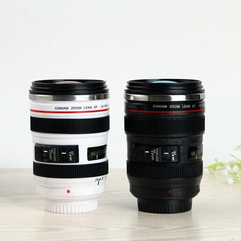 Tazza da Caffè Obi Fotocamera Acciaio Inossidabile da Viaggio Tazza Obi Termos Regalo Fotografo