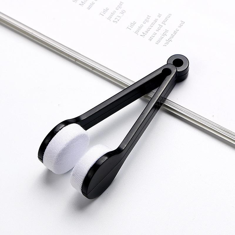 Ultra Fine Fiber Double-Sided Glasses Cleaning Brush, Mini Portable Carry On, Specialized For Cleaning Sunglasses Lenses