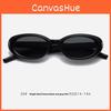 Kstyle Oval Sunglasses With Uv400 Protection For Fashionable Outdoor Wear