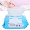 1 Bag 100Pcs of Wet Tissue Portable Non Woven Fabric Cleansing Wipe for Hygiene Elderly Care