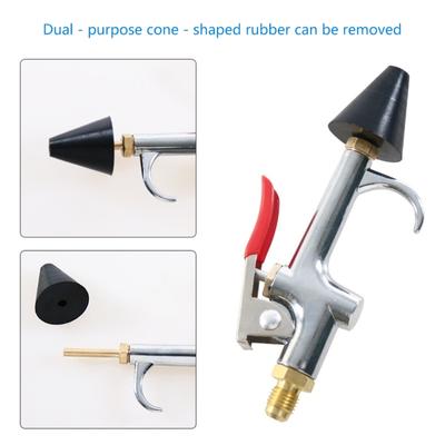 High Air Nozzle for Air Compressor Blower Nozzle Cleaning Metal Blowgun Back Flush Tool Air Hose Nozzle