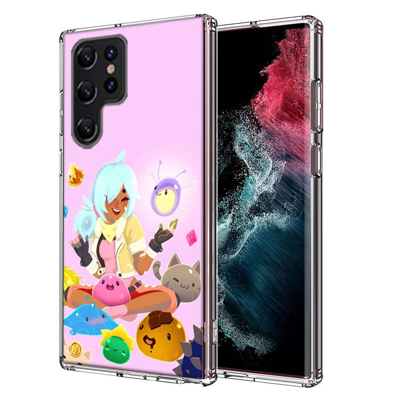 S-Slime R-Rancher Game Capa Phone Case For Samsung S26 Ultra S25 Edge Galaxy S23 S21 S20 S24 FE S22 S10 Plus Cover Clear TPU She