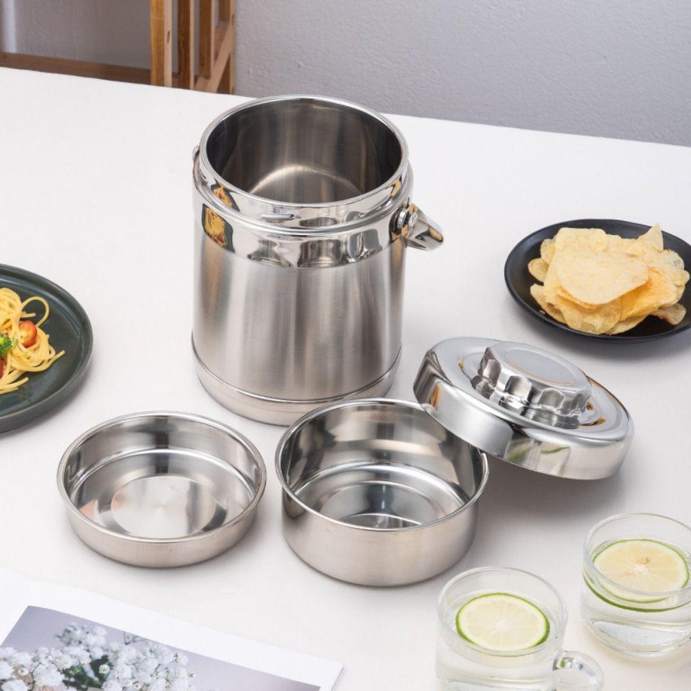 1.3/1.9L Thermos Lunch Box Large Capacity Thermal Food Jar Portable Food Storage Containers  Travel