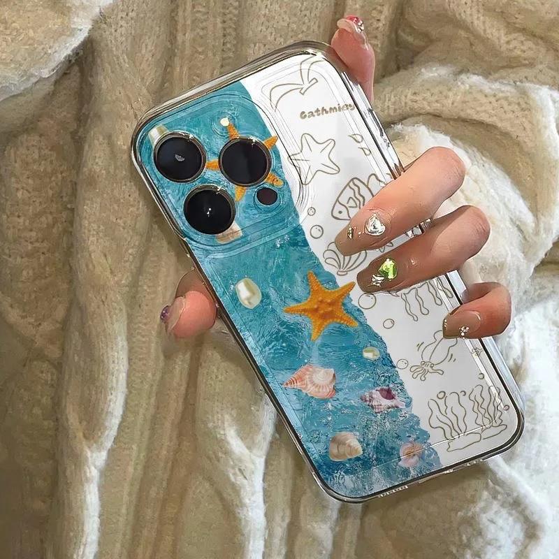 Phone Case For Xiaomi Redmi Note 13 12 14 Pro Plus 5G 4G 12S 14C 13C 12C 10C 11 10 10S 11S A2 A1 A3 Seaside Scenery Beach Cases