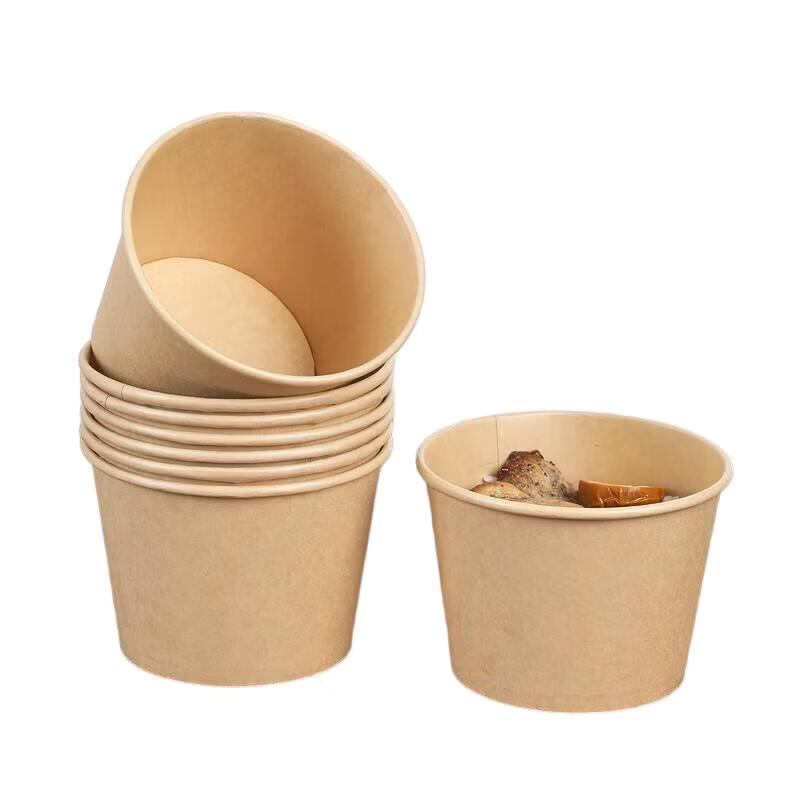 Fangcaodi 1000ml Disposable Paper Bowls