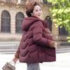 SNOWFLYING Women's Elegant New Chinese Style Hooded Duck Down Jacket