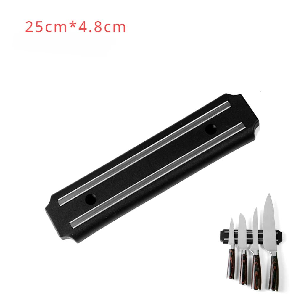 3 velikosti Stojan na nože z nerezové oceli Magnetický držák na nože Nástěnný úložný regál Domácí magnet Víceúčelový kuchyňský nástroj