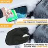 2PCS Car Snow Cover Ice Winter Auto Car Rear View Side Mirror Frost Guard Dustproof Waterproof Side Mirror Rear Cover Protection