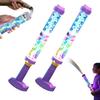 1/2/3/4 Stück leuchtender Regenbogen-LED-Wassersprinkler, leuchtender Wassersprenger mit bunten Lichtern, Wassersprühschlauch-Spielzeug für Outdoor-Sommer-Poolpartys