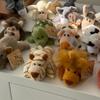 Cute Plush Animal Fridge Magnet Cartoon Plush Animal Magnetic Sticker Refrigerator Stickers  Party