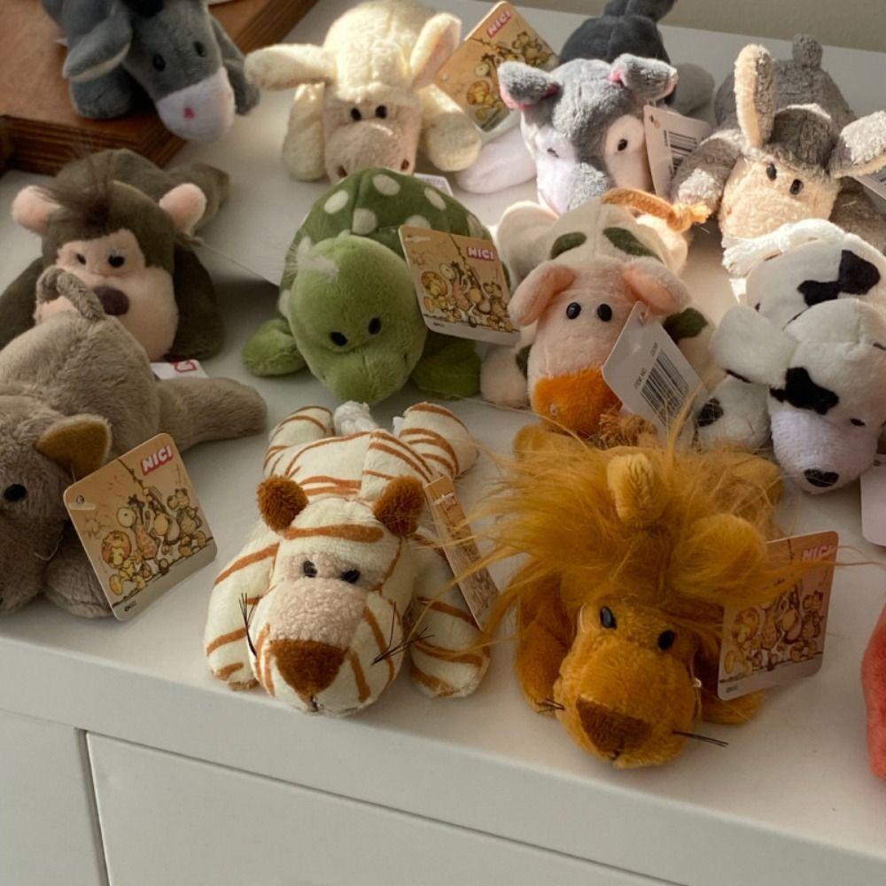 Cute Plush Animal Fridge Magnet Cartoon Plush Animal Magnetic Sticker Refrigerator Stickers  Party