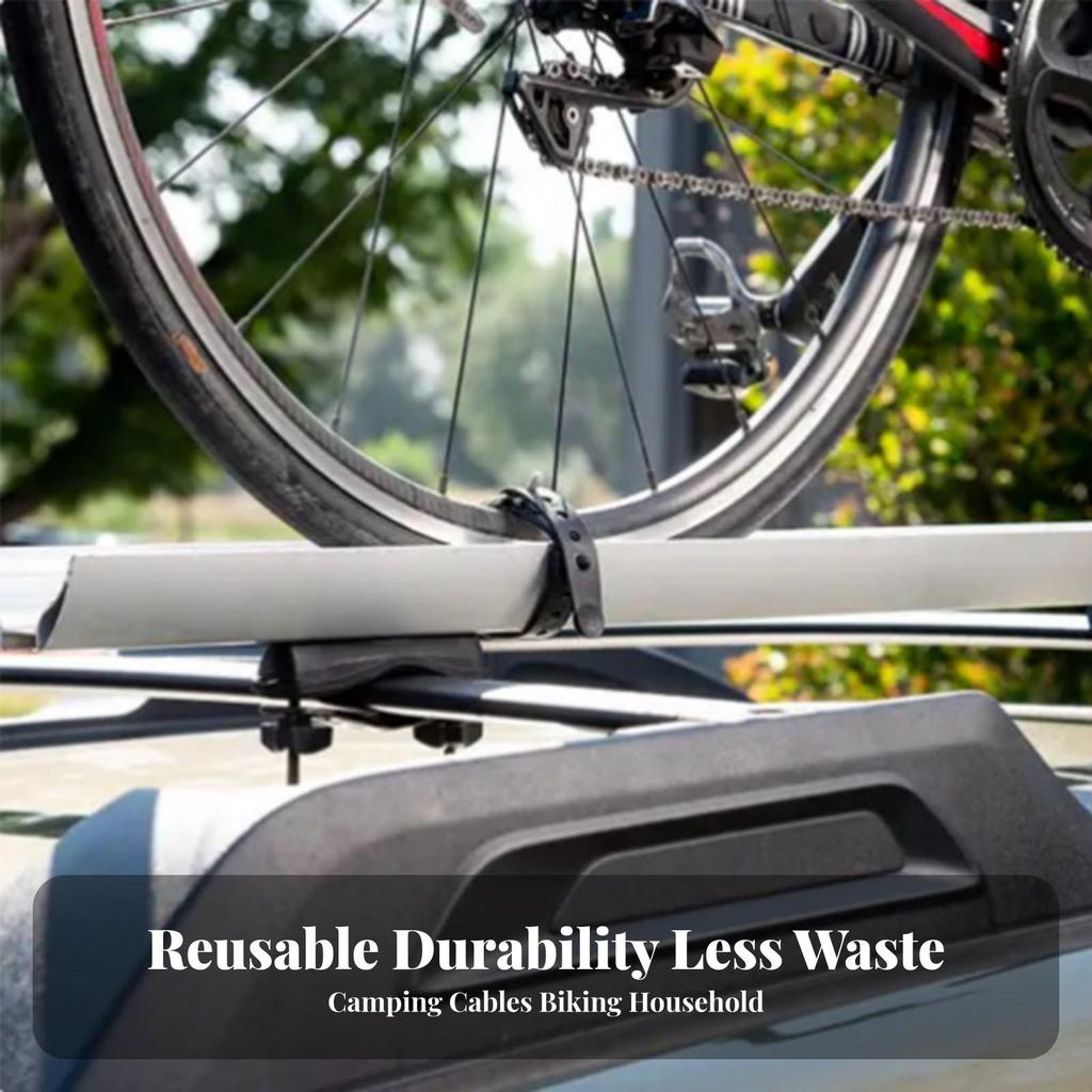 Rubber Strap with Buckle Compact Utility Tension Straps Easy To Use for Cyclists